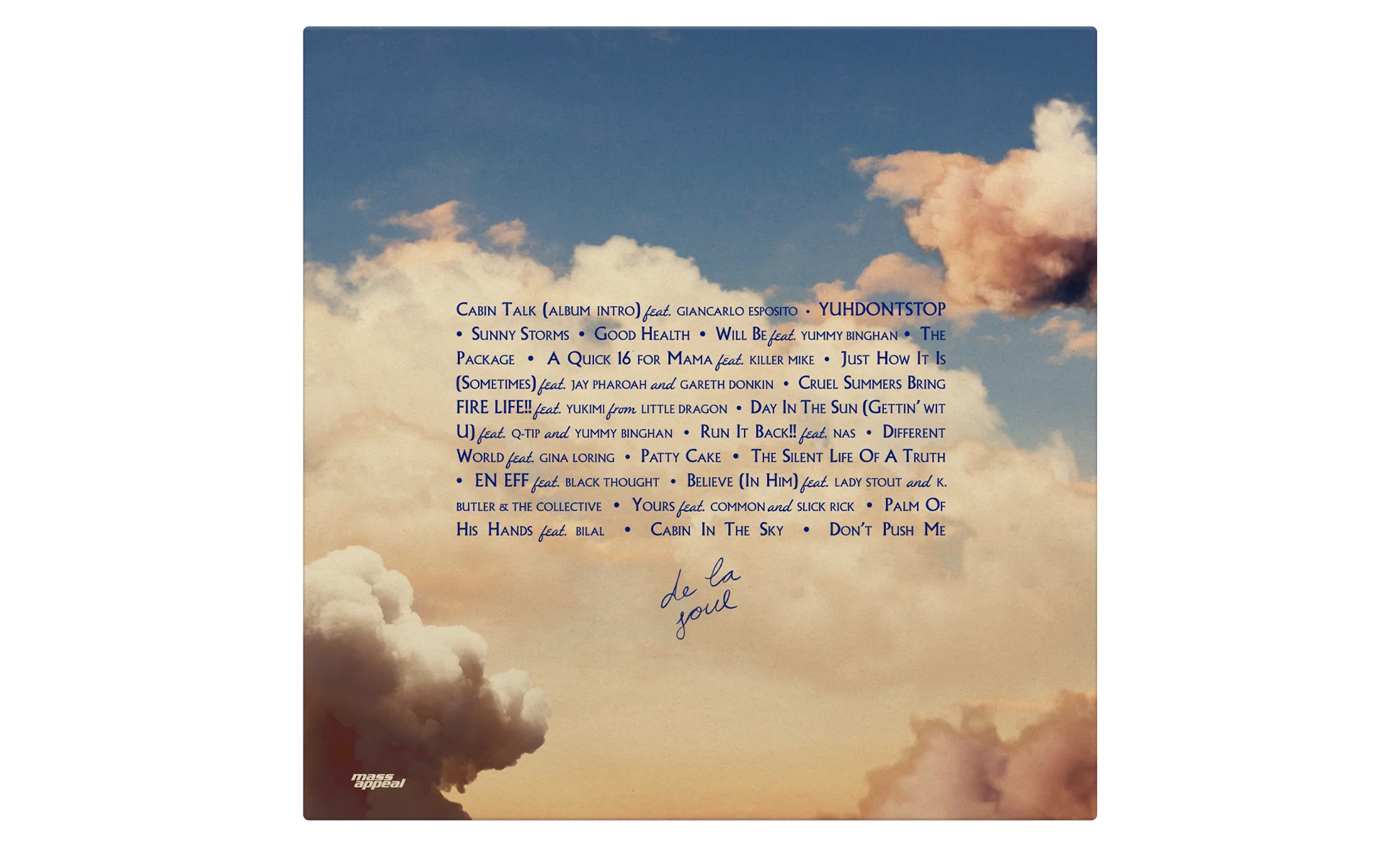 De La Soul - Cabin In The Sky - Sky Blue 2xLP - Image 5