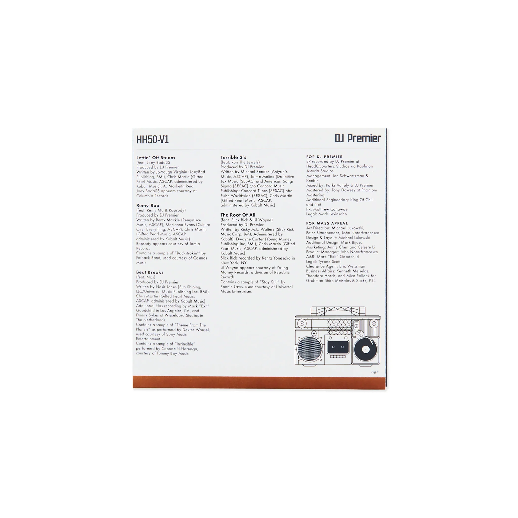 DJ Premier "Hip Hop 50, Vol 1" - CD - Image 4
