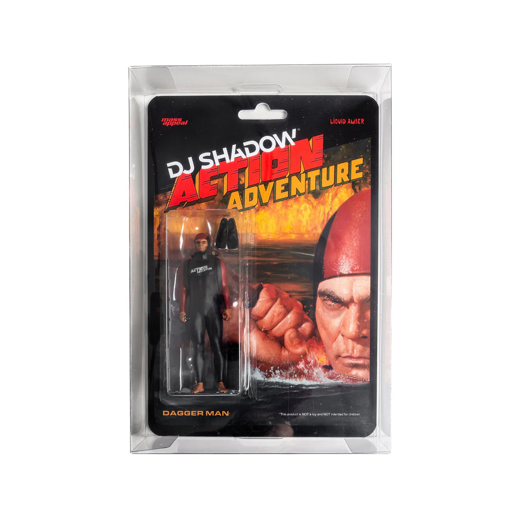 DJ Shadow Action Adventure "Dagger Man" Hand Painted 3.75" Sculpture (Action Figure Style Statue / Art Piece) - Image 5