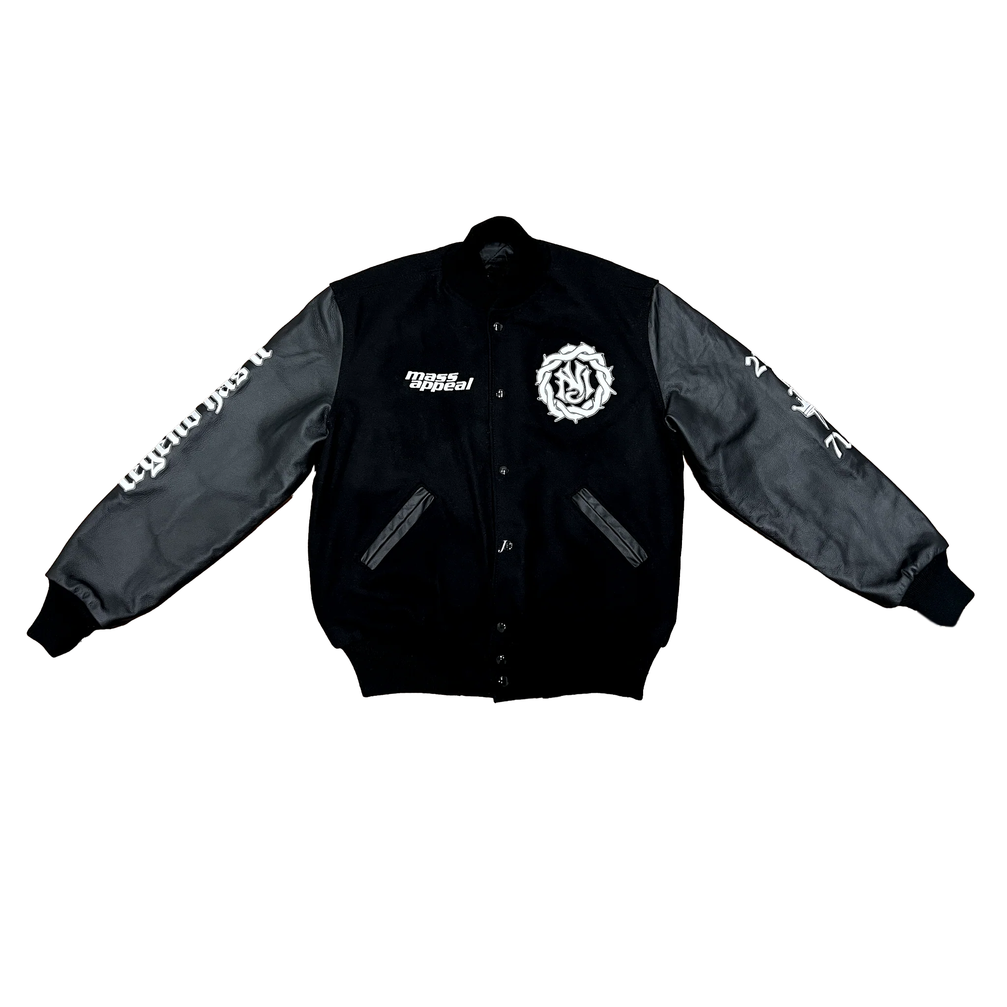 Legend Has It - Wool & Leather Varsity Jacket