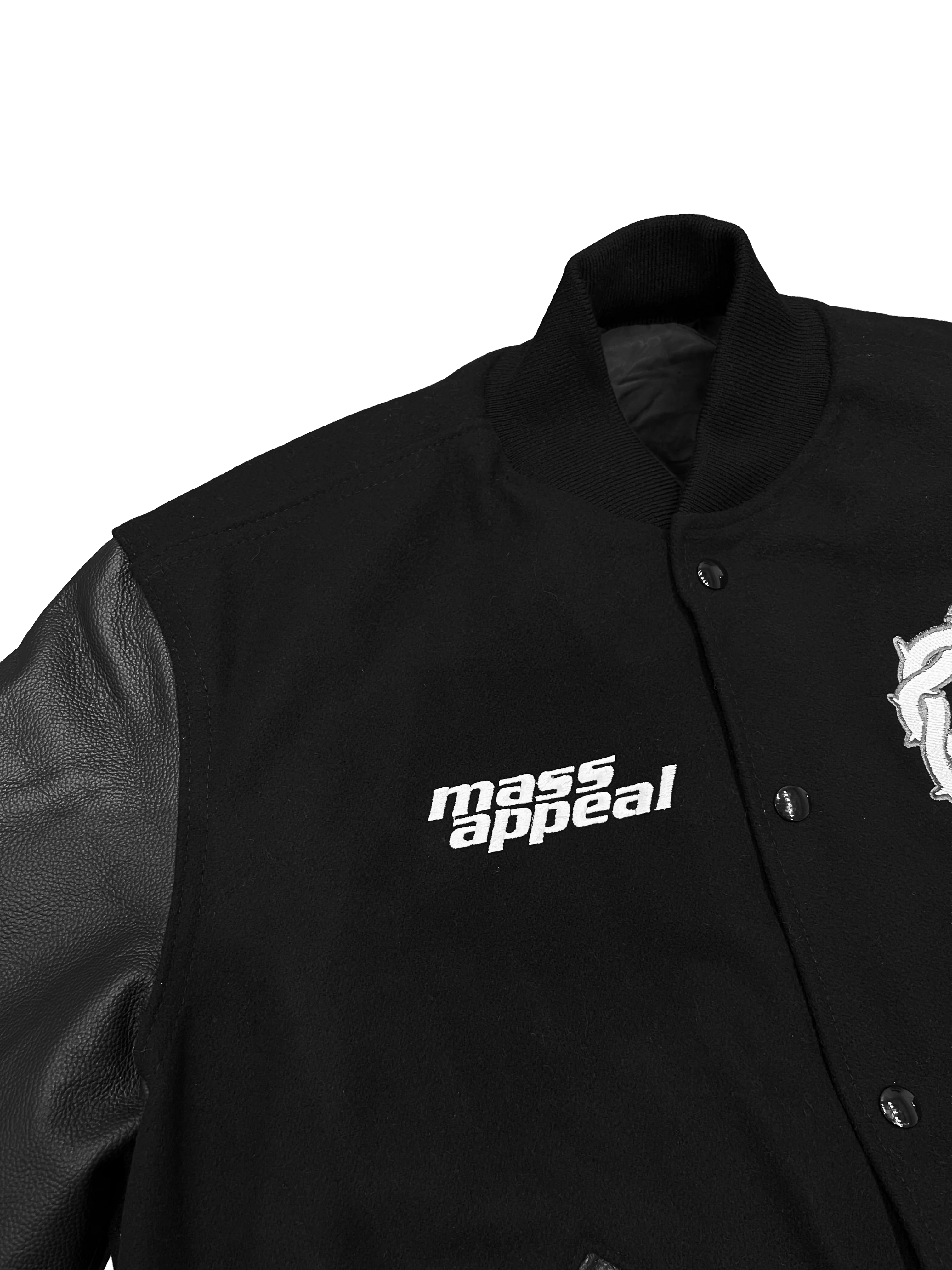 Legend Has It - Wool & Leather Varsity Jacket - Image 3