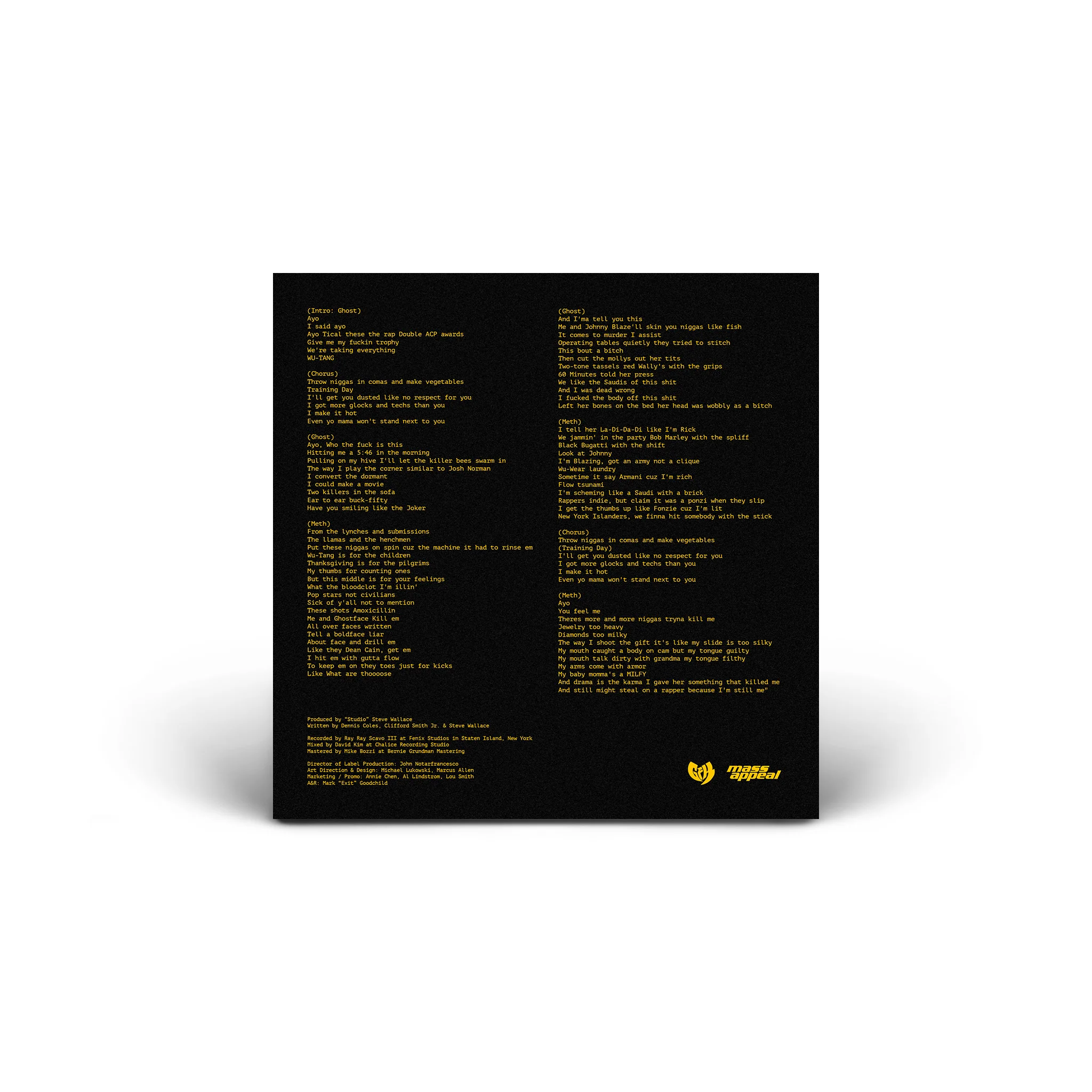 Ghostface Killah ft. Method Man "Pair of Hammers" - Killer Bee Splattered Vinyl 7" Single - Image 6