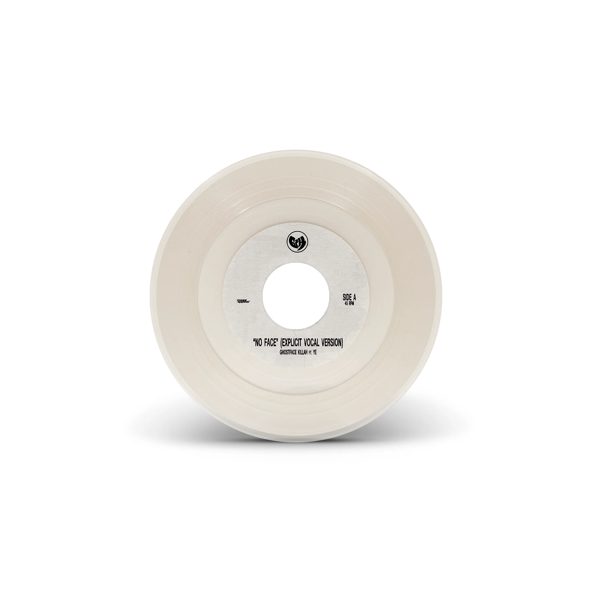 Ghostface Killah ft YE "No Face" 7" Vinyl Single - Dropout Edition w/ Alt Cover & Milky Clear Vinyl - Image 4