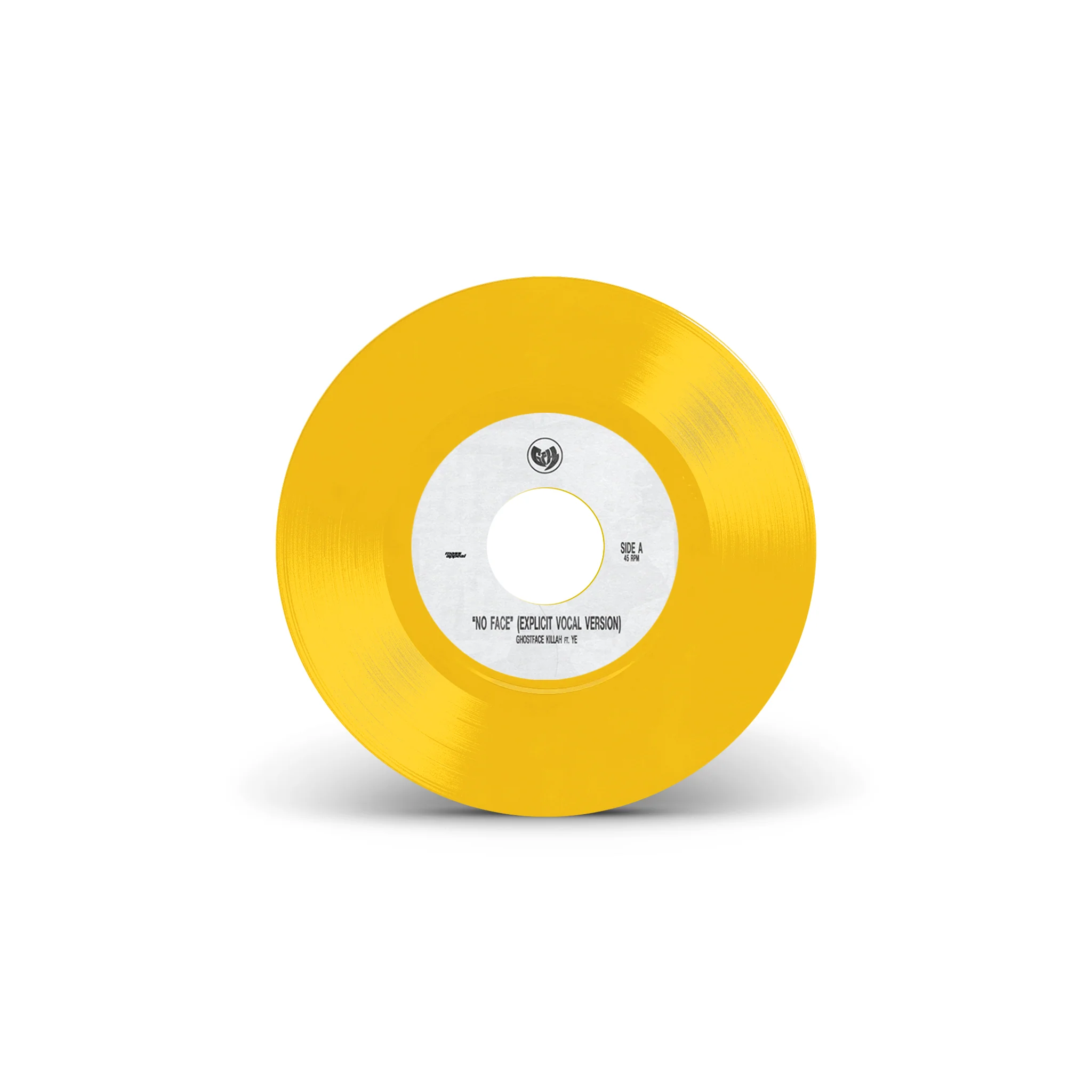 Ghostface Killah ft YE "No Face" 7" Vinyl Single - Standard Yellow Version w / Obi Strip - Image 4