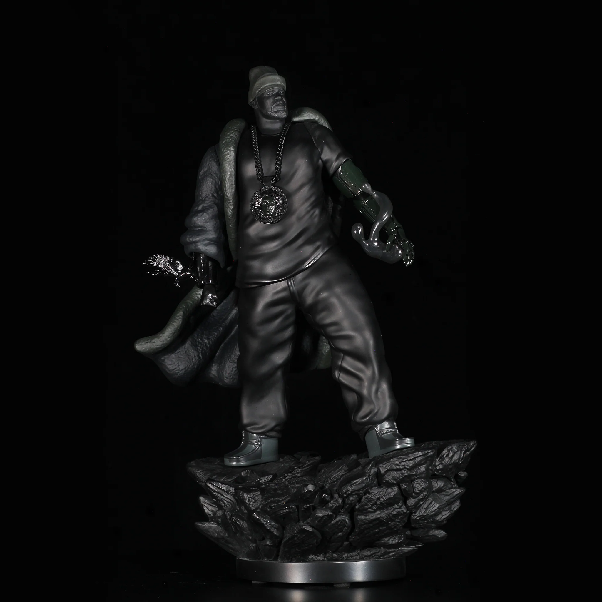 Ghostface Killah x Concrete Jungle x Hip Hop 50 Statue: BLACKOUT VERSION - Image 2