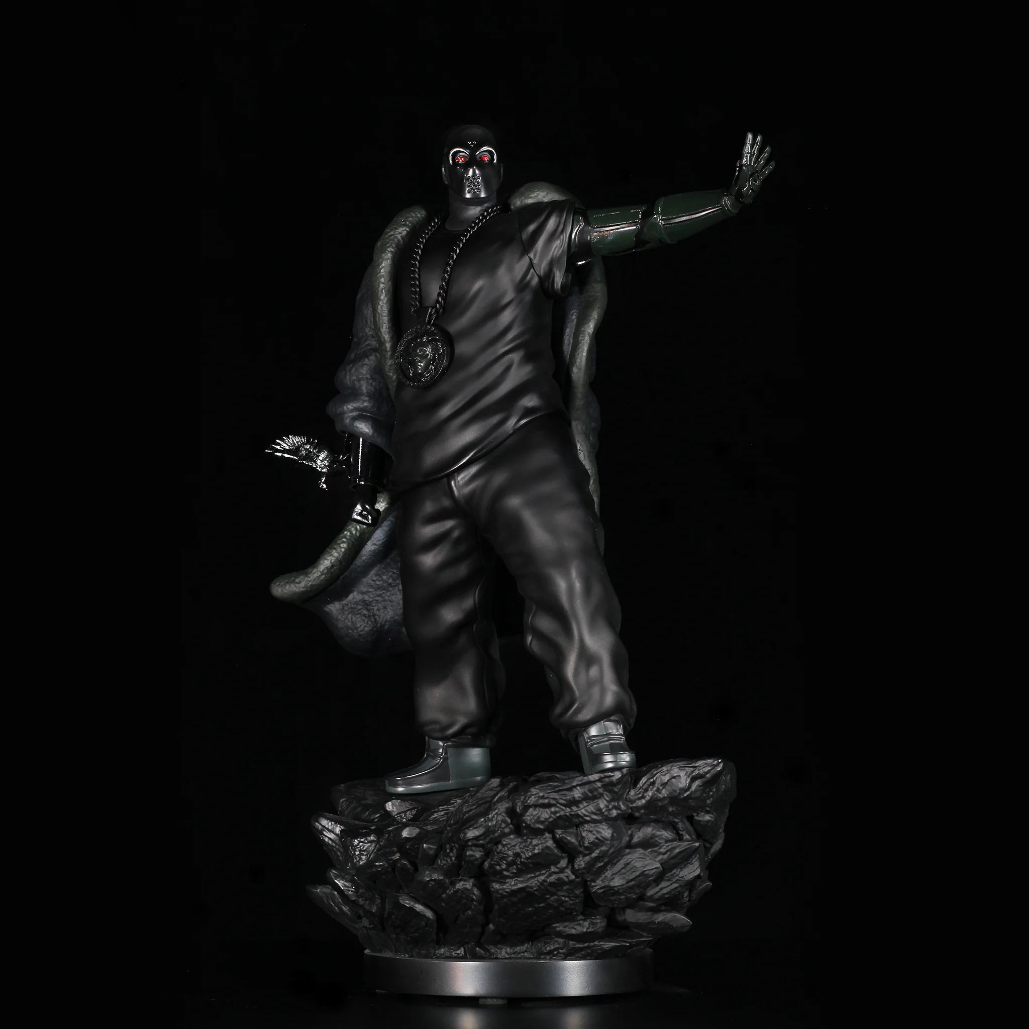 Ghostface Killah x Concrete Jungle x Hip Hop 50 Statue: BLACKOUT VERSION - Image 3