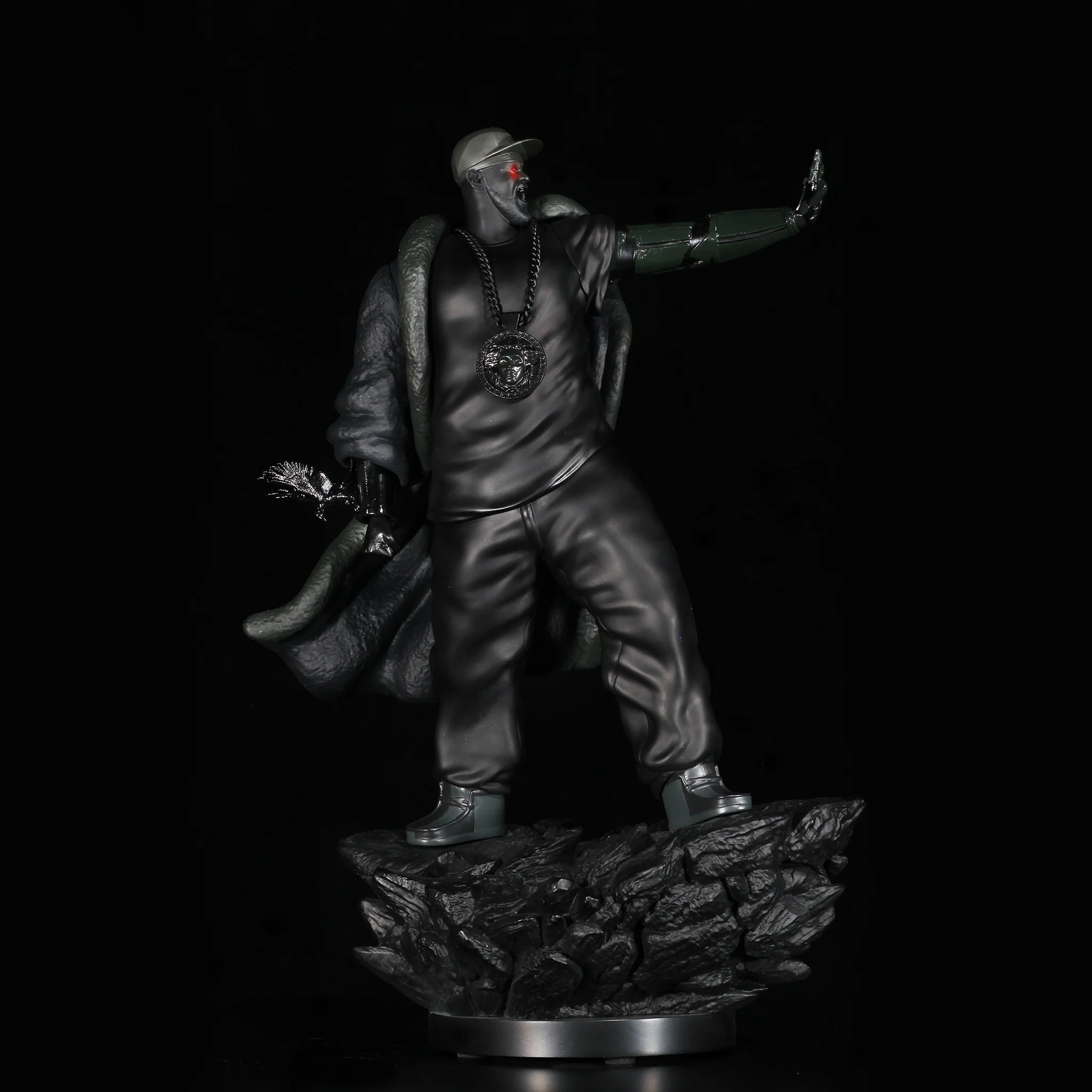 Ghostface Killah x Concrete Jungle x Hip Hop 50 Statue: BLACKOUT VERSION - Image 8