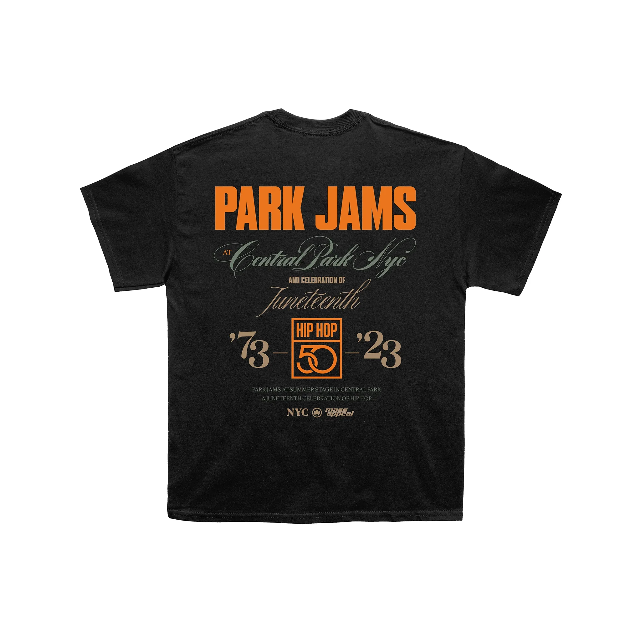 HH50 x NYC Parks: Juneteenth in Central Park (Black T-Shirt)