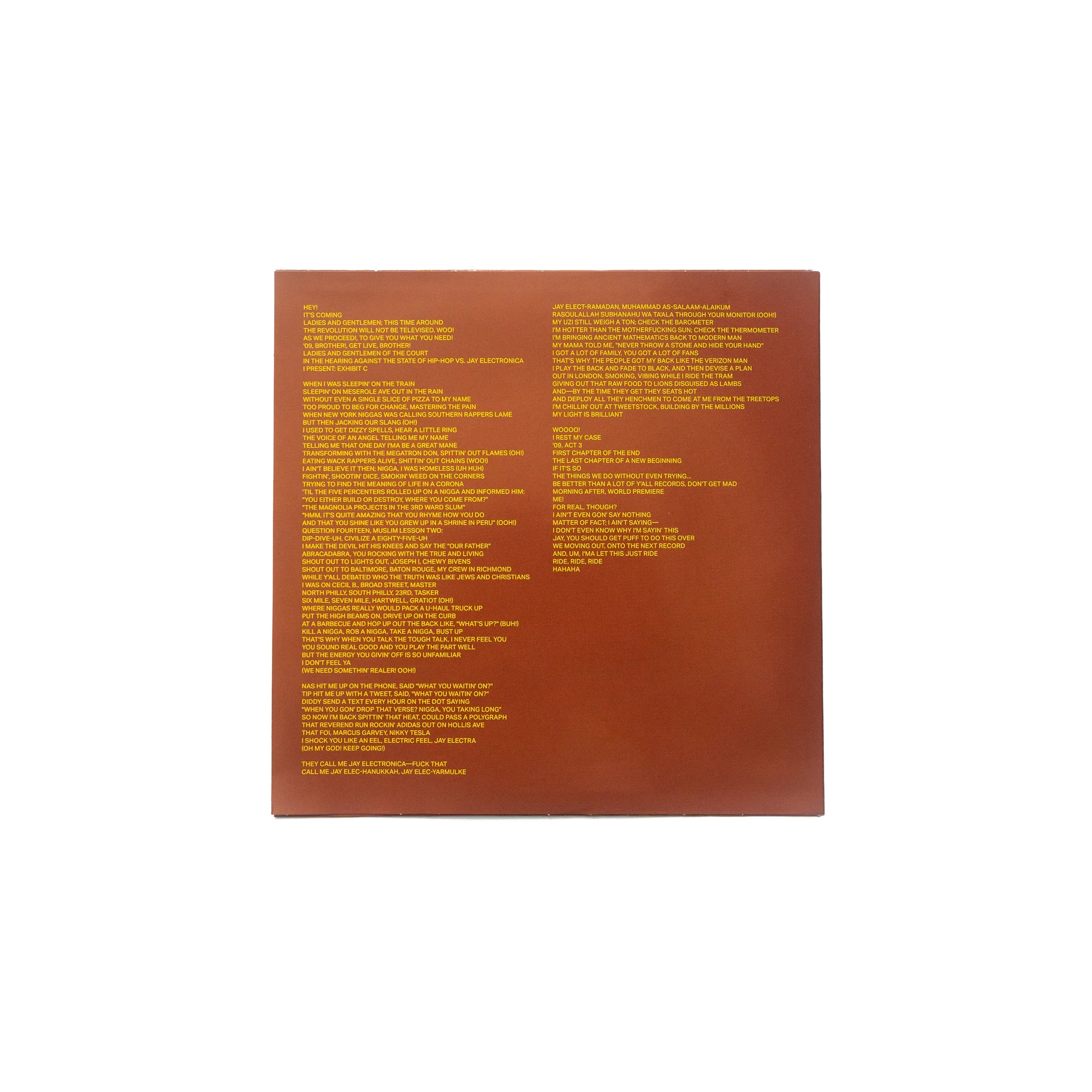Jay Electronica "Exhibit A & C" 2x7" Vinyl Set - Image 7