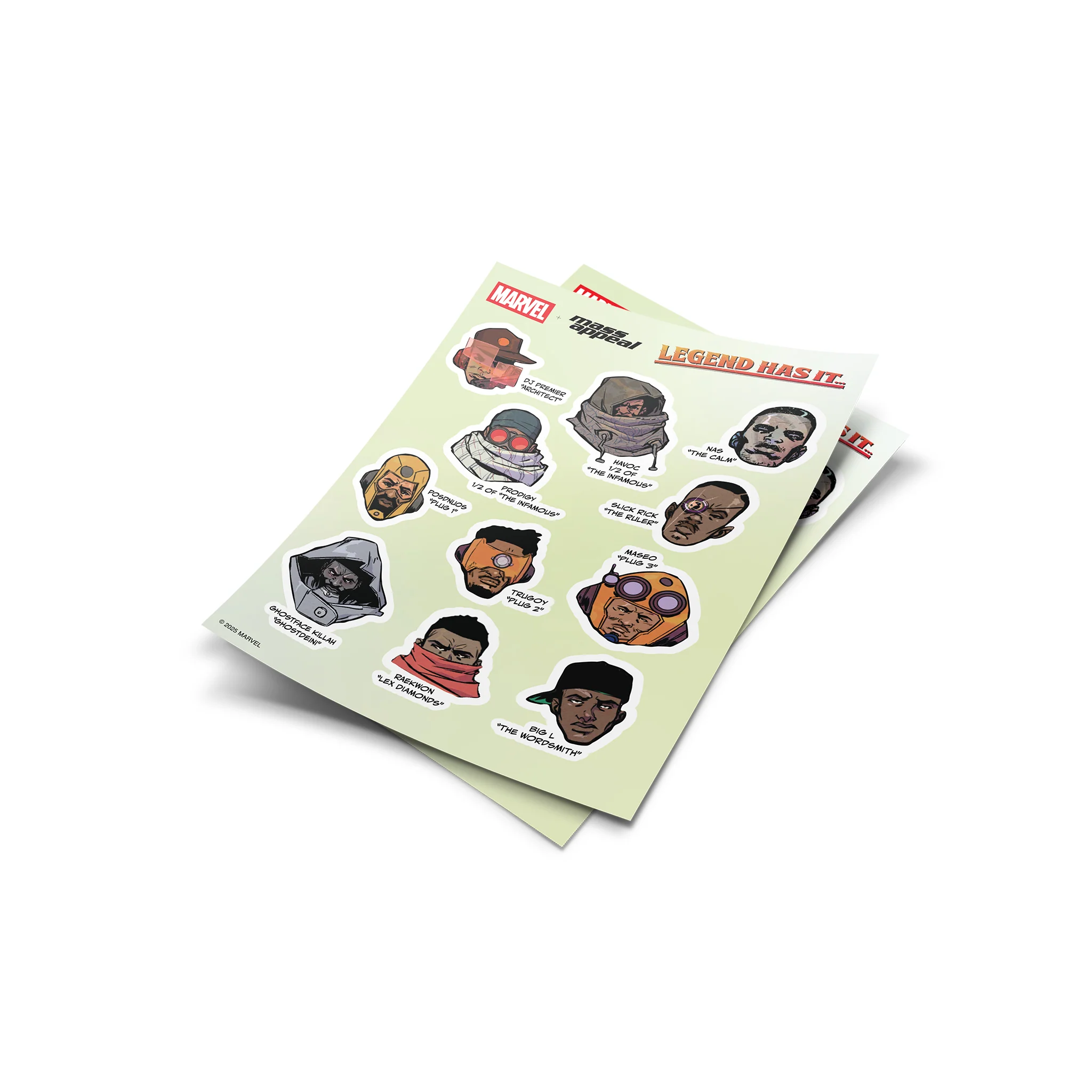 Mass Appeal x Marvel Presents - Legend Has It - Sticker Pack - Image 3