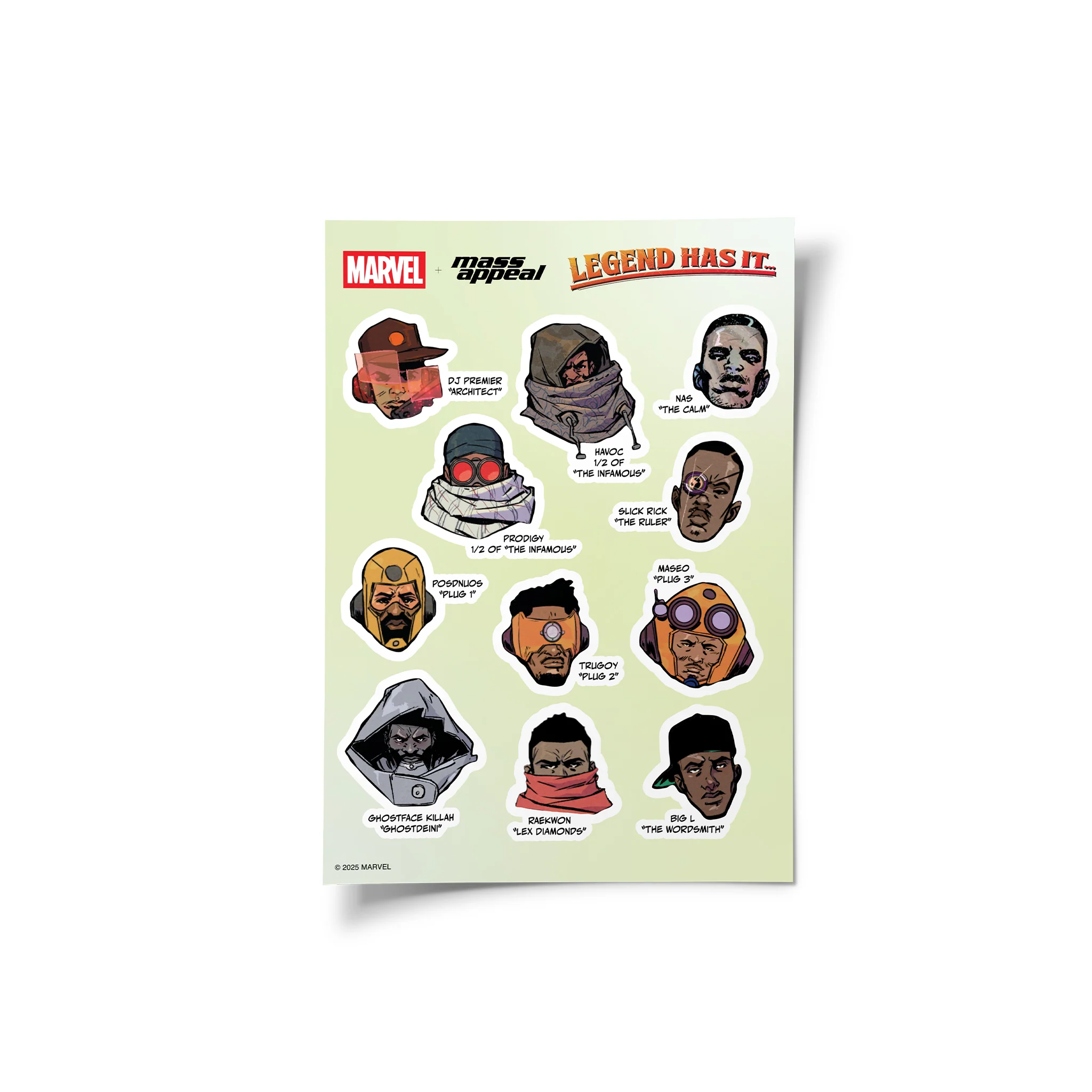 Mass Appeal x Marvel Presents - Legend Has It - Sticker Pack - Image 5