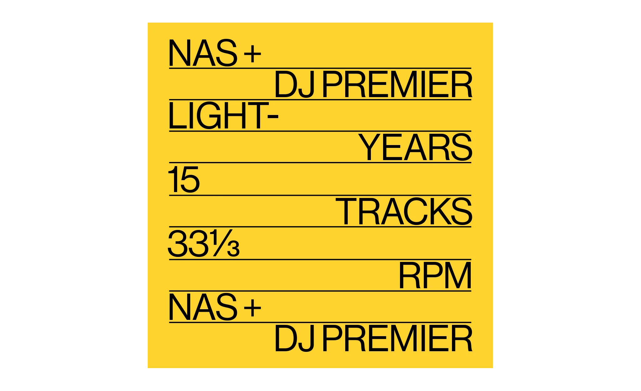 Nas & DJ Premier - Light-Years - 2xLP Vinyl - Image 4