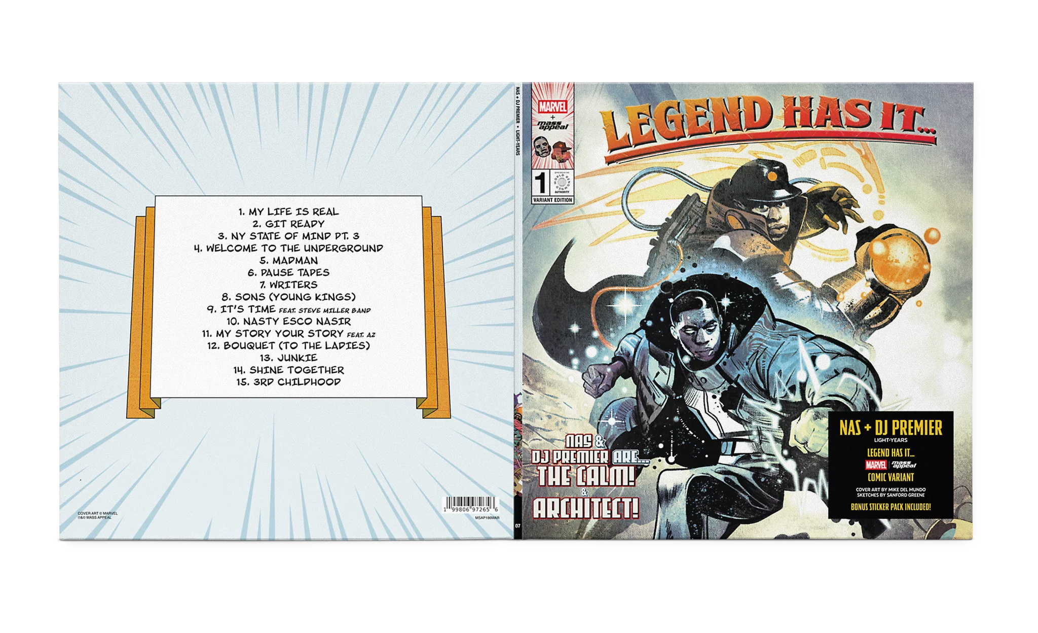 Nas + DJ Premier - Light-Years (Marvel Variant Edition) - 2xLP - Image 5