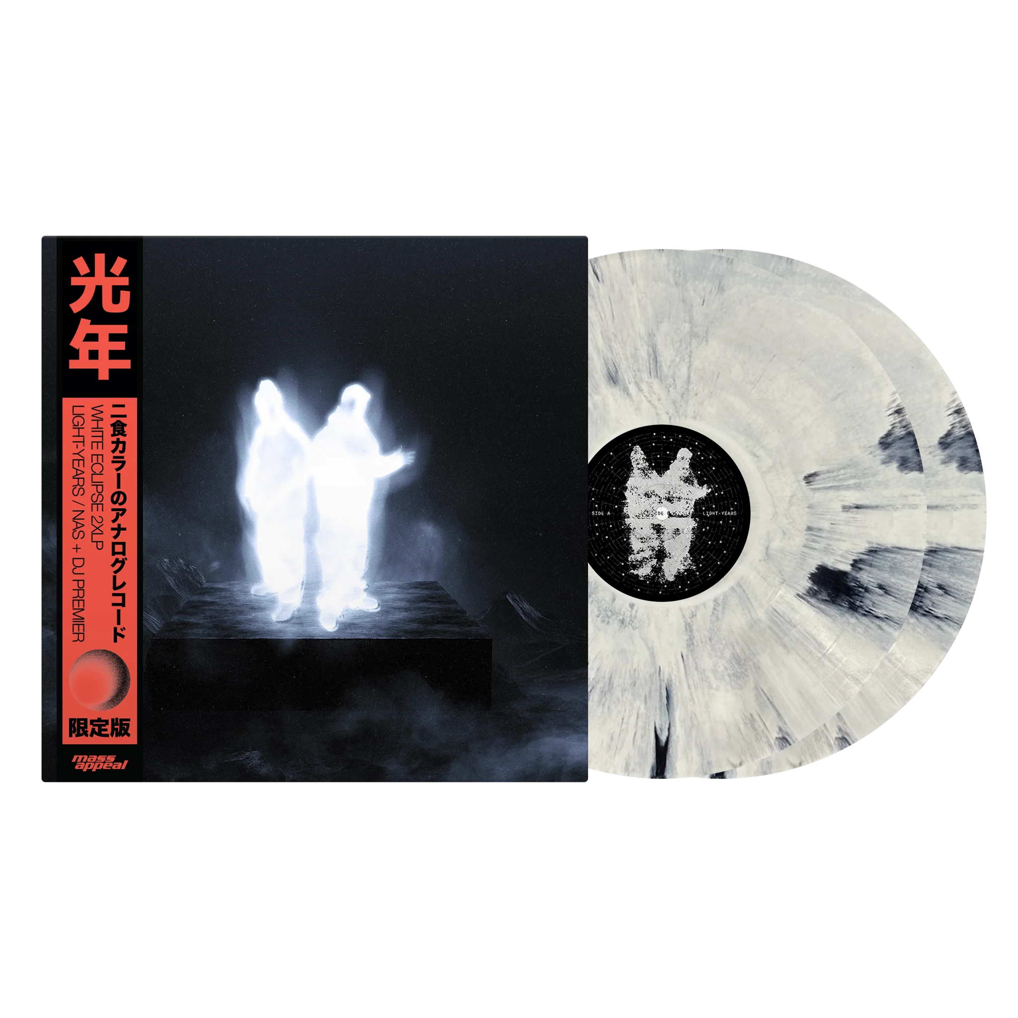 Nas & DJ Premier - Light-Years - White Eclipse Variant - 2xLP Vinyl