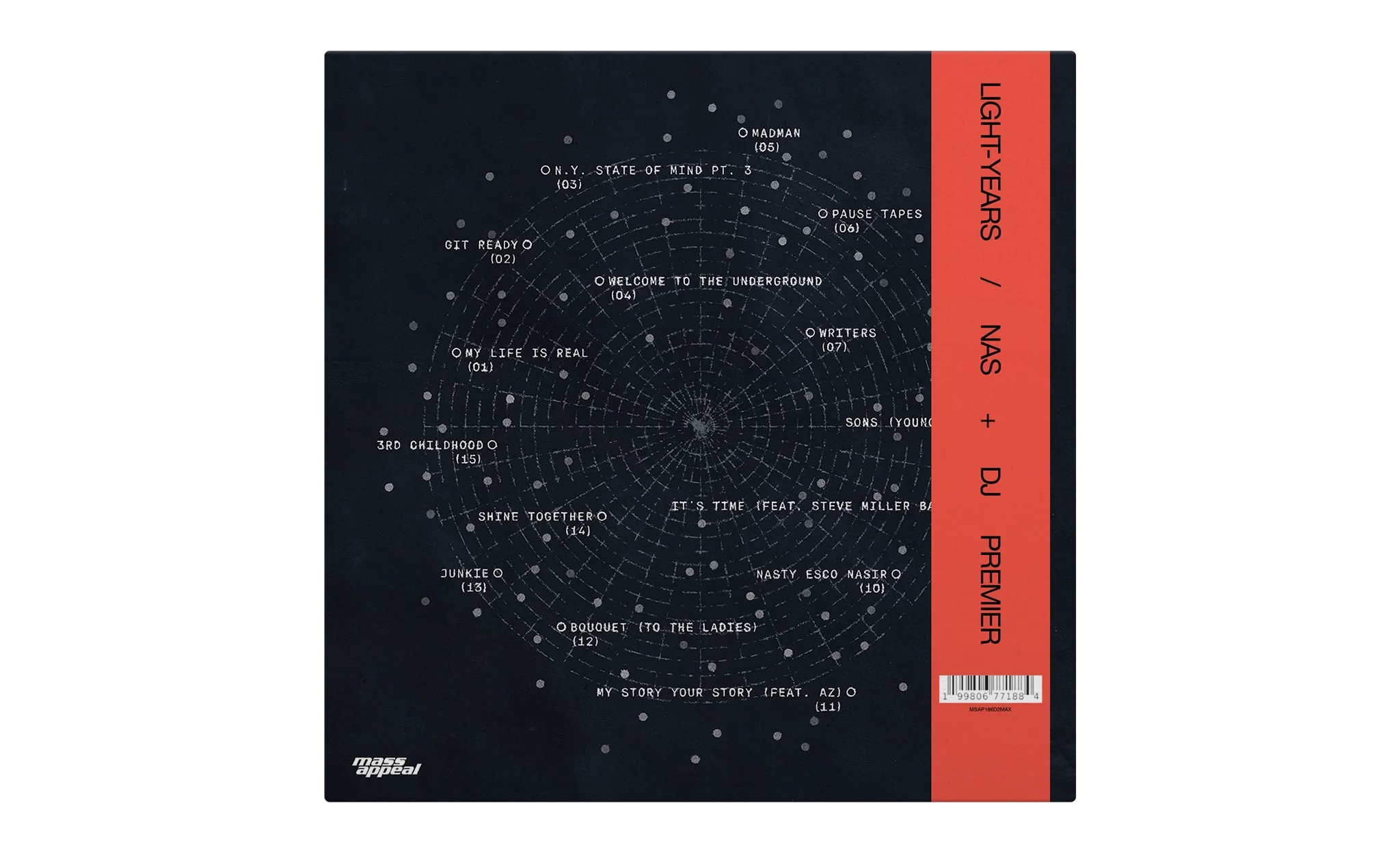 Nas & DJ Premier - Light-Years - 2xLP Vinyl - Limited Edition Signed White Eclipse Variant [500 Units] - Image 5