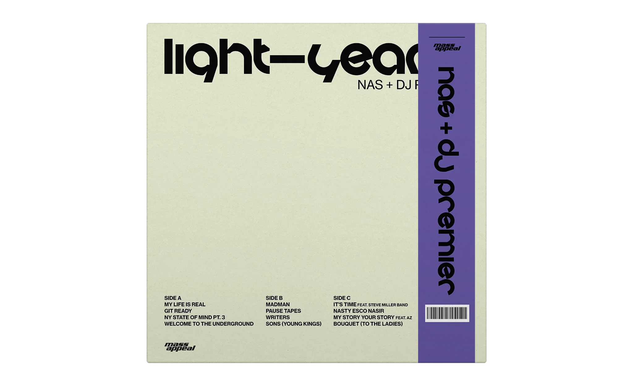 Nas & DJ Premier - Light-Years - 2xLP Vinyl - Limited Edition Signed Refraction Variant [500 Units] - Image 3