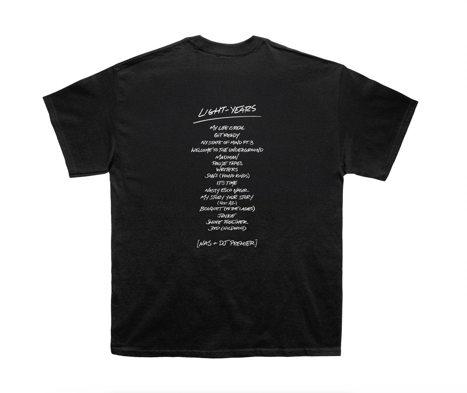Nas & DJ Premier - Light Years T-Shirt - Image 2