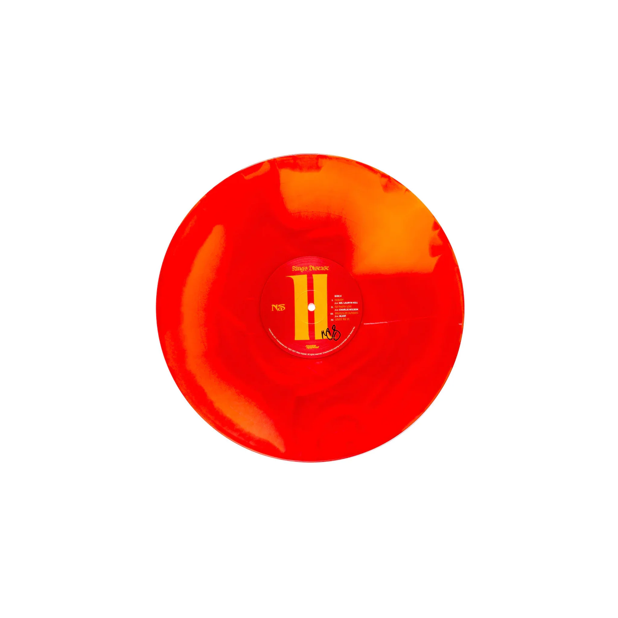 Nas "Kings Disease 2" 2LP, Red & Tangerine Color Vinyl - Image 4