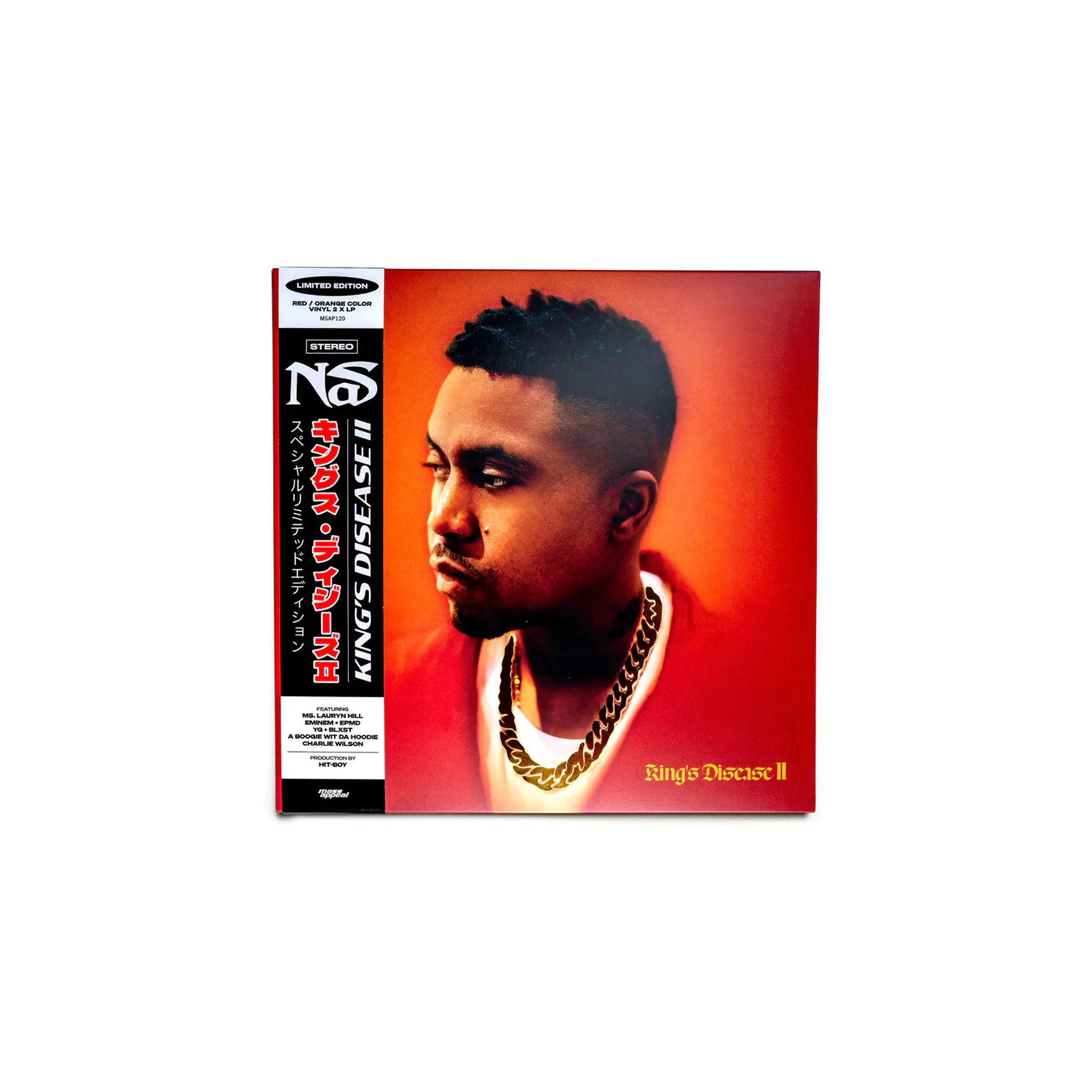 Nas "Kings Disease 2" 2LP, Red & Tangerine Color Vinyl - Image 5