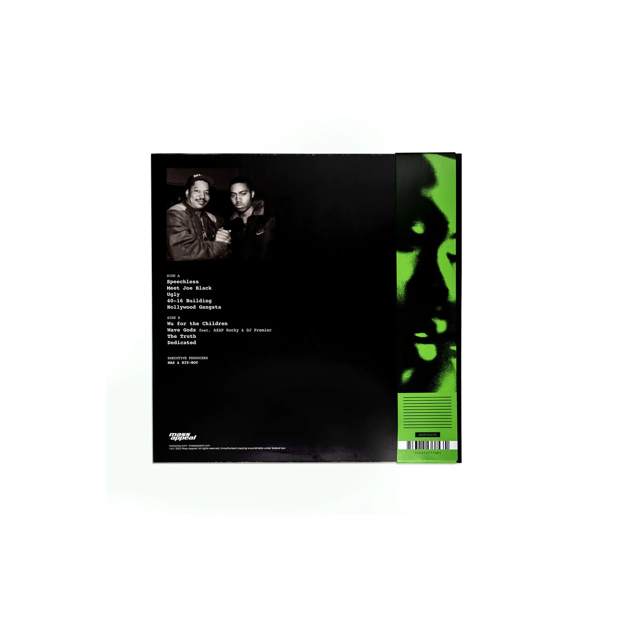 Nas “Magic” Green/Black "Half & Half" Color Vinyl LP - Image 3