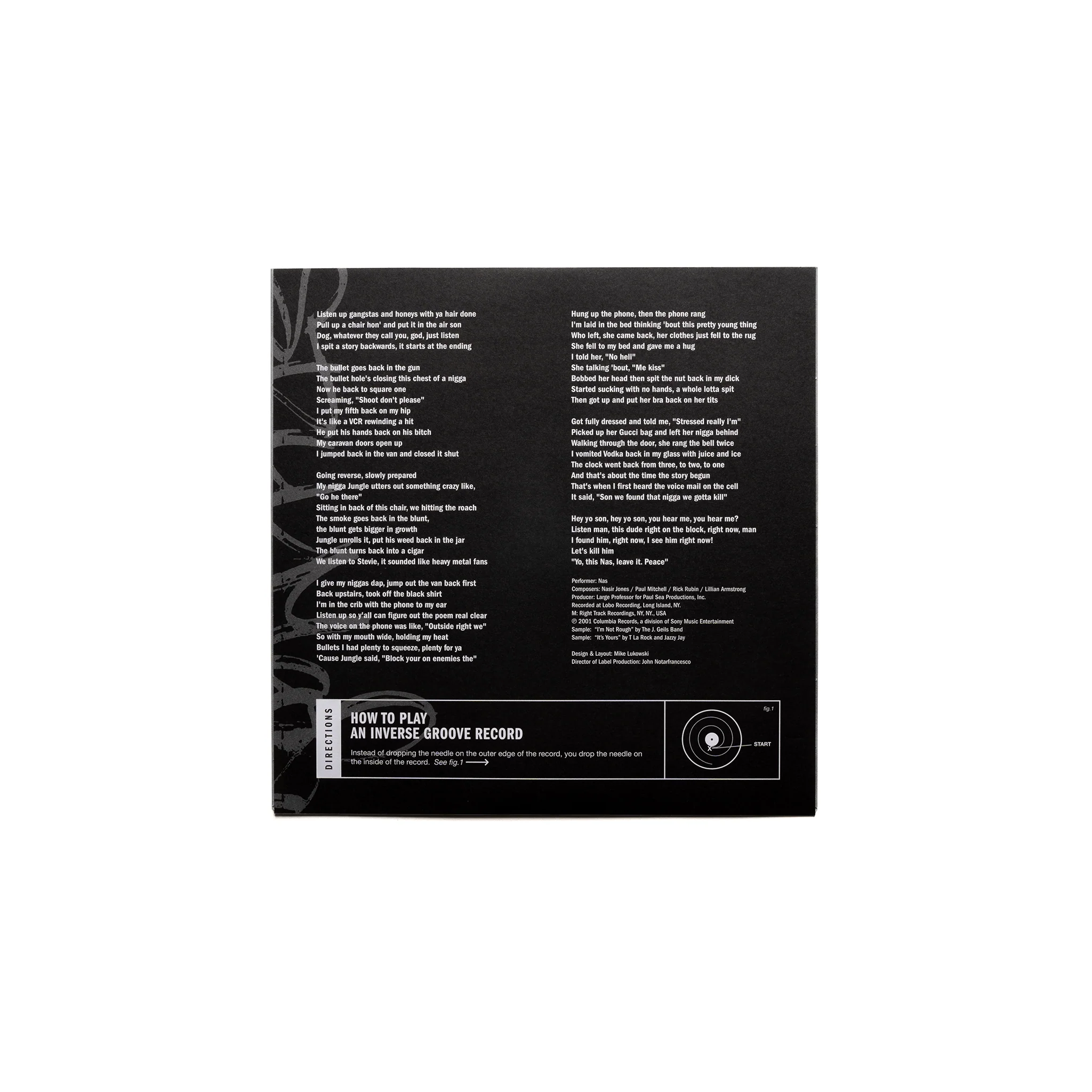 Nas "Rewind" 45 RPM 7" SILVER Color Vinyl Single - Image 5