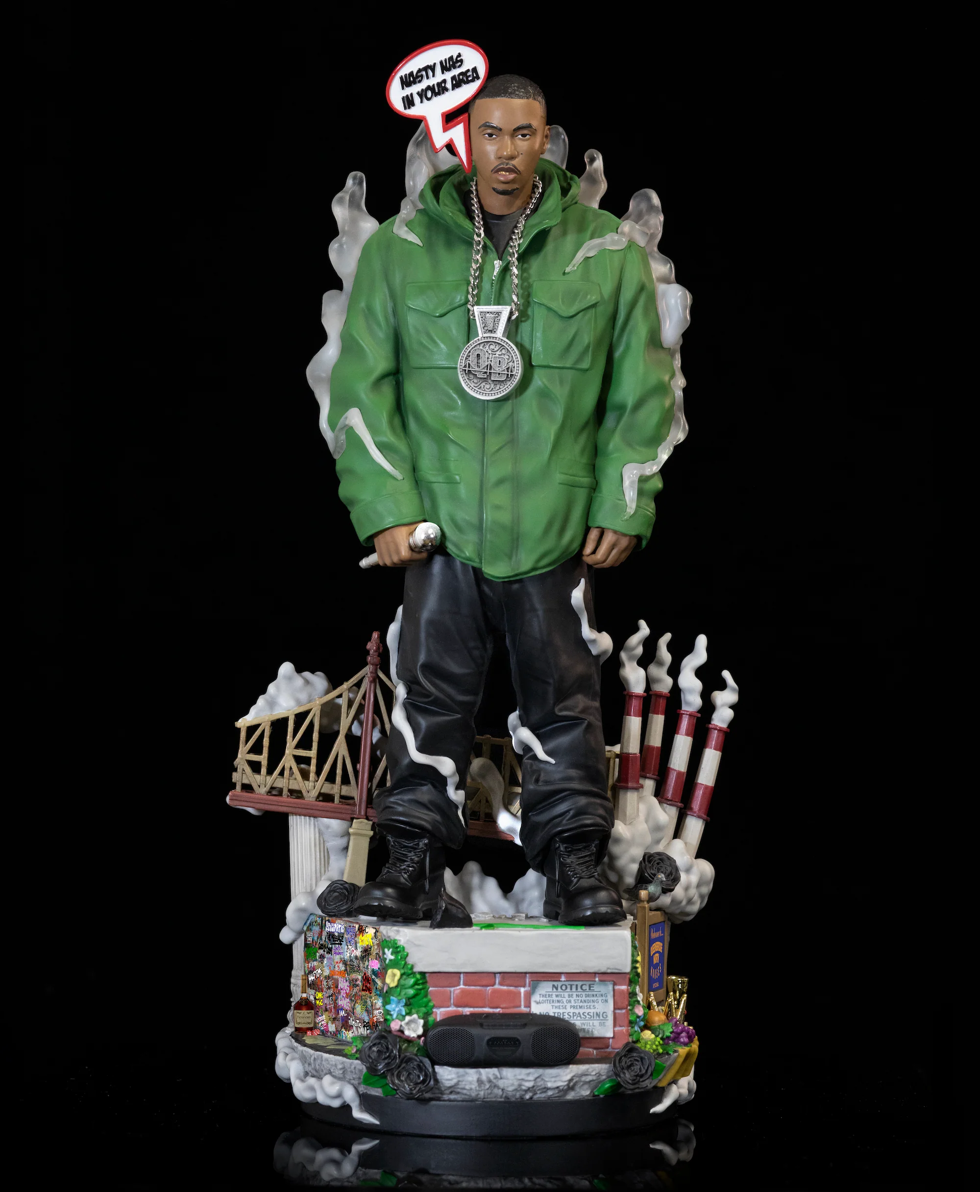 Nas x Concrete Jungle x Hip Hop 50 Statue - Image 11