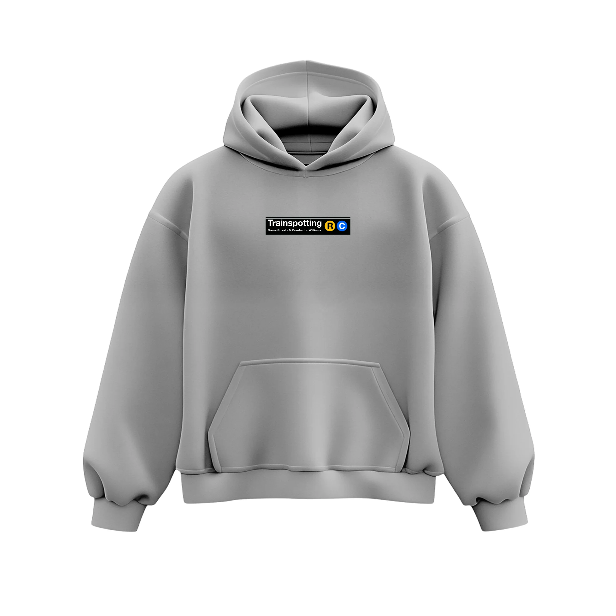 Rome Streetz & Conductor Williams "Trainspotting" Black Hoodie - Image 3