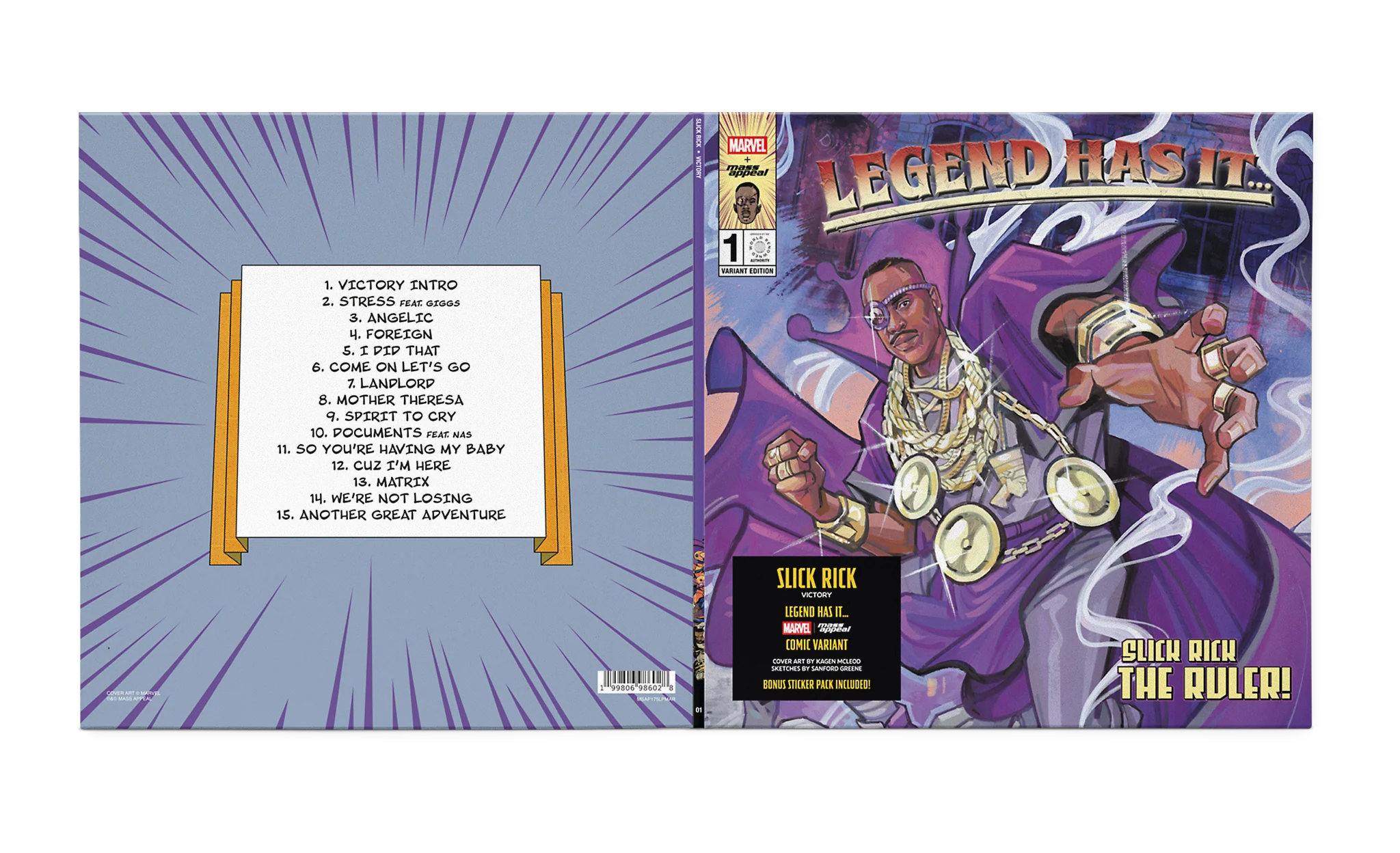 Slick Rick - VICTORY (Marvel Variant Edition) - LP - Image 5