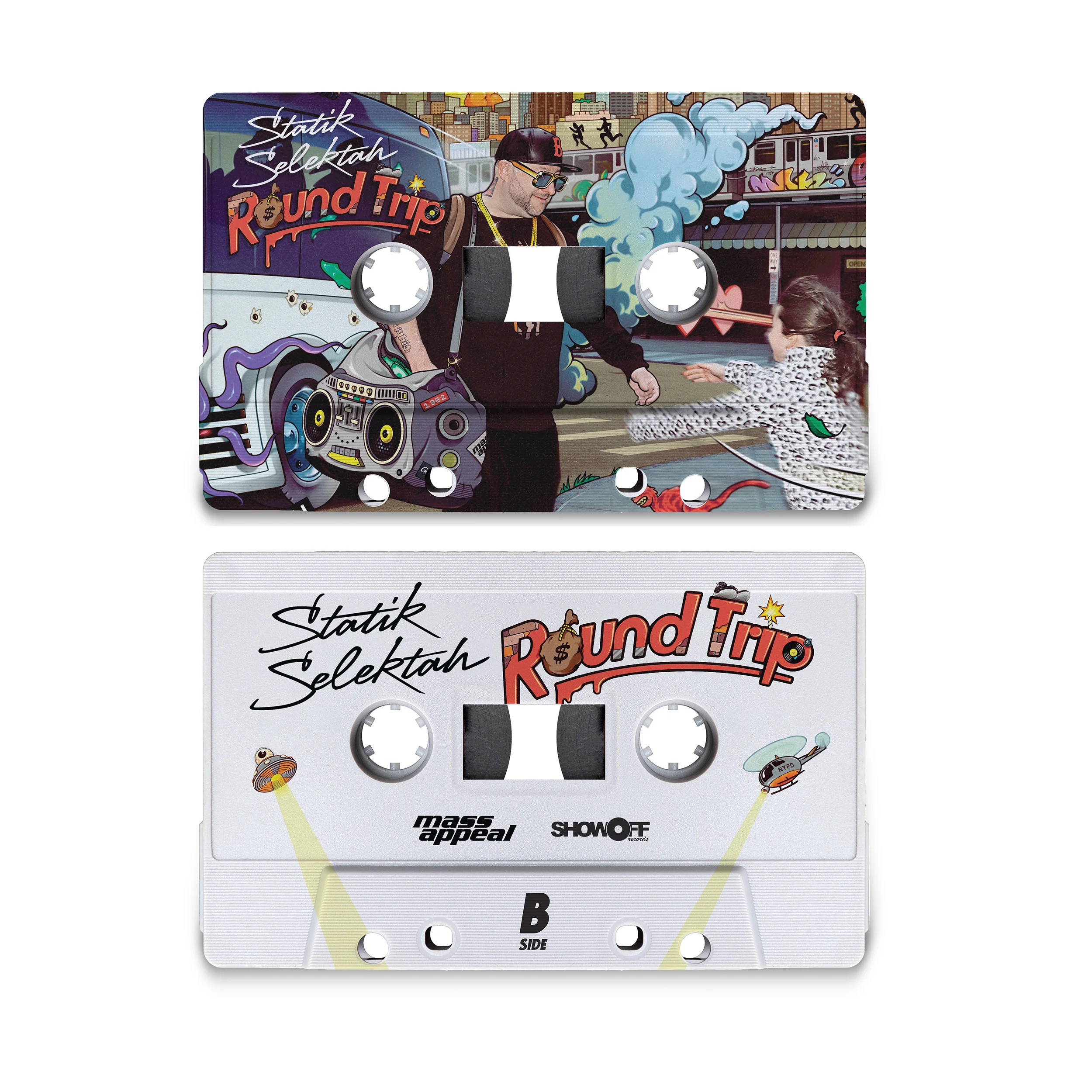 Statik Selektah "Round Trip" Cassette Tape - Image 3