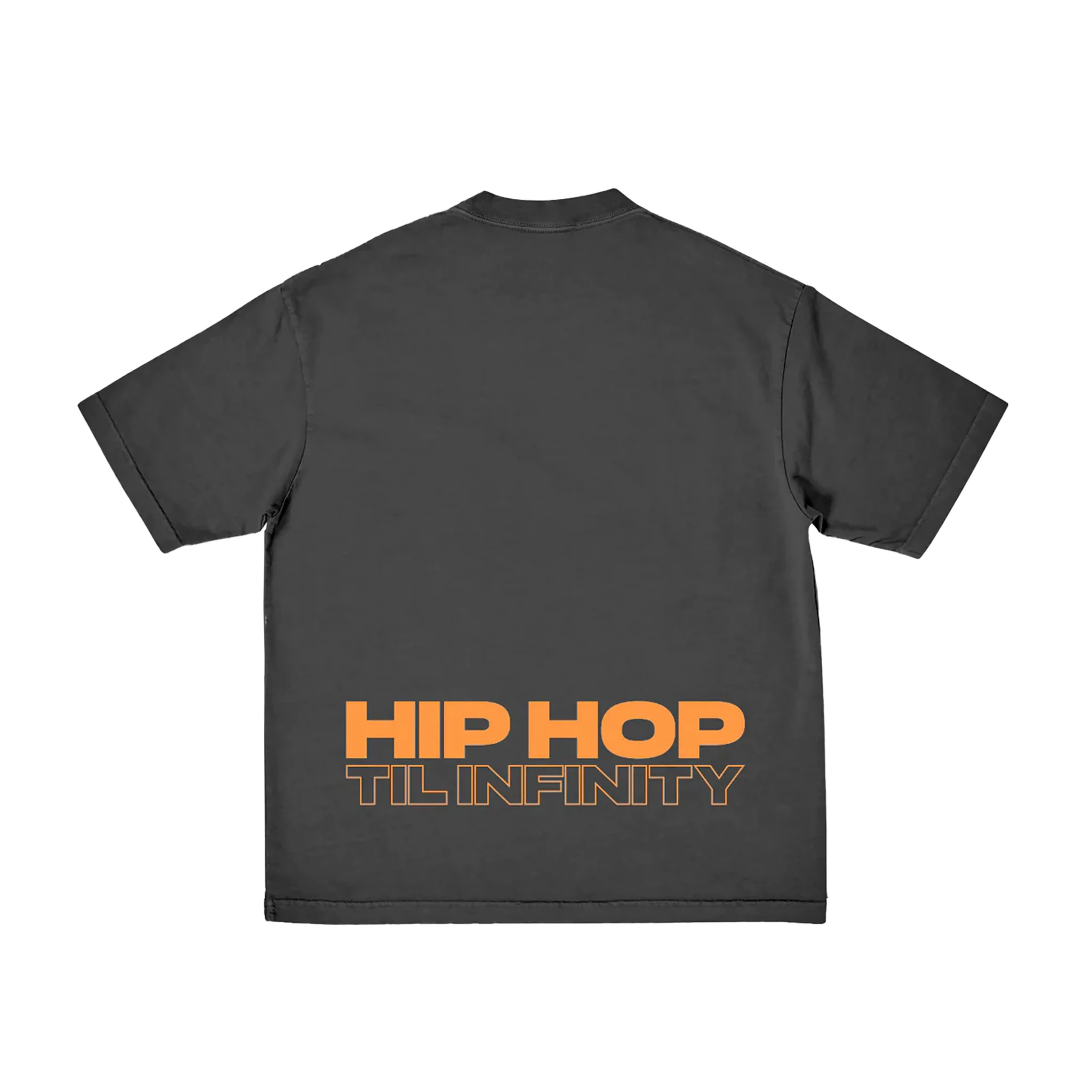 Tupac x Hip Hop Til Infinity T-Shirt - Vintage Black - Image 2
